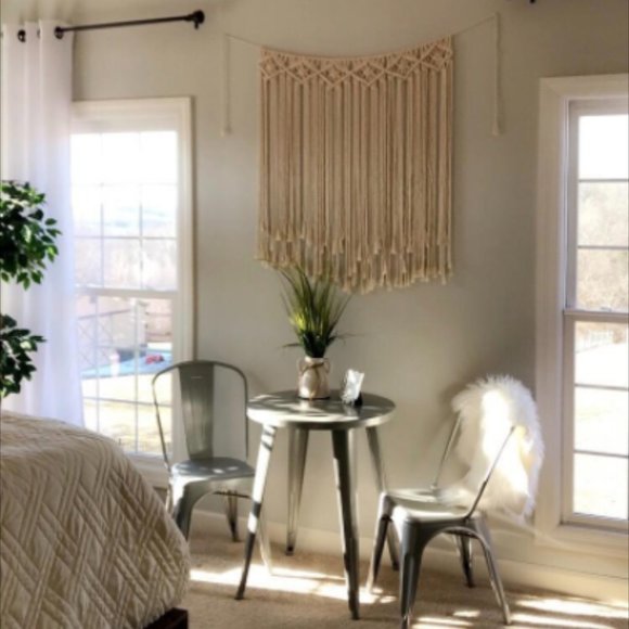 Braided Indie Bohemian Macrame Wall Decor/Tapestry - Picture 10 of 11
